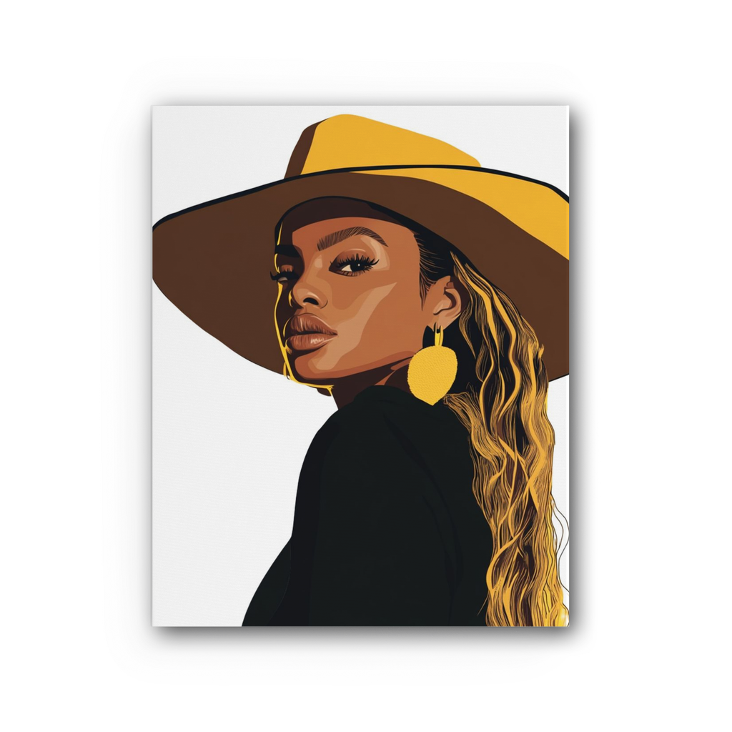 Bey Collection| I'm a Diva| #Cowboycarter Premium Stretched Canvas