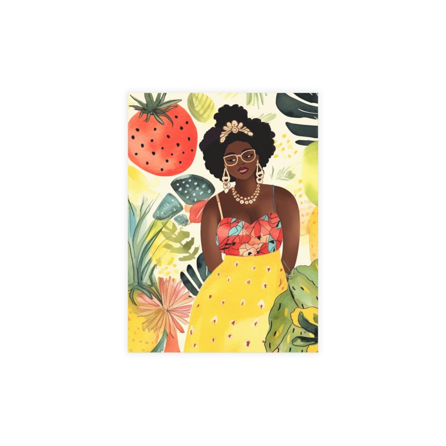 Chopped fruit| Postcard Bundles (envelopes included)