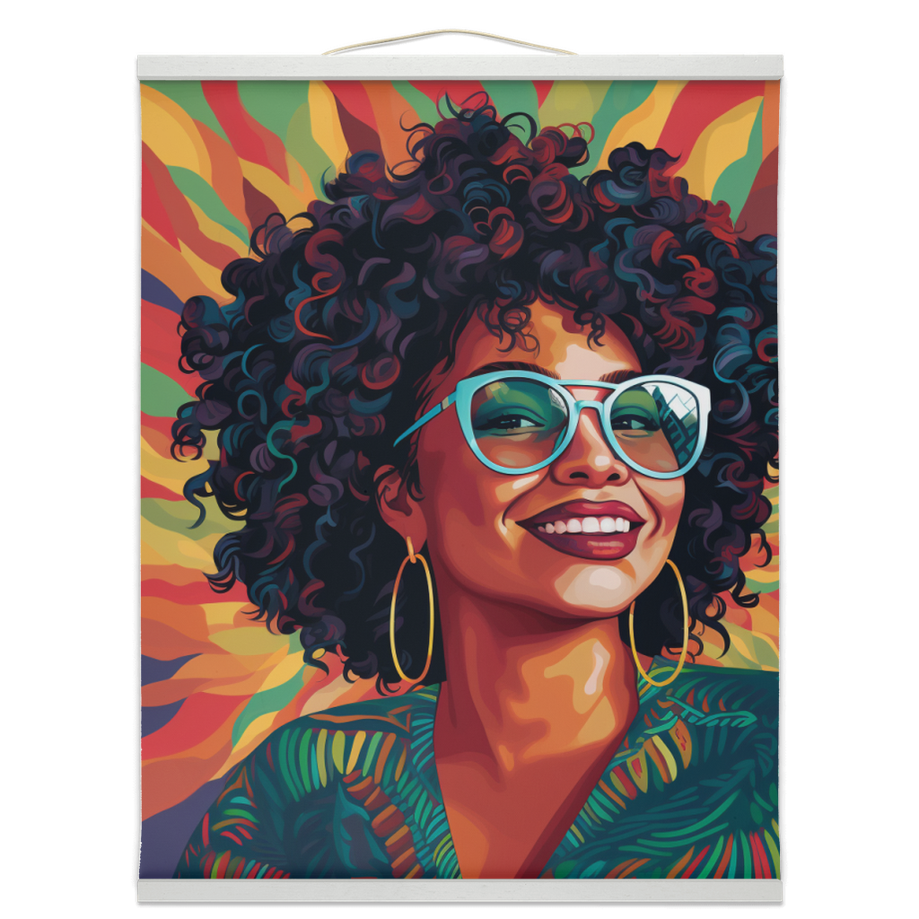 Black in Tech Collection | Ayanna | Hanging Canvas Prints |