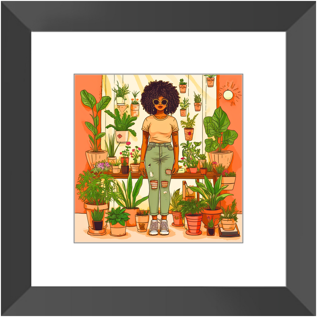 Plant Mom Collection | Peach Dream| Framed Prints|