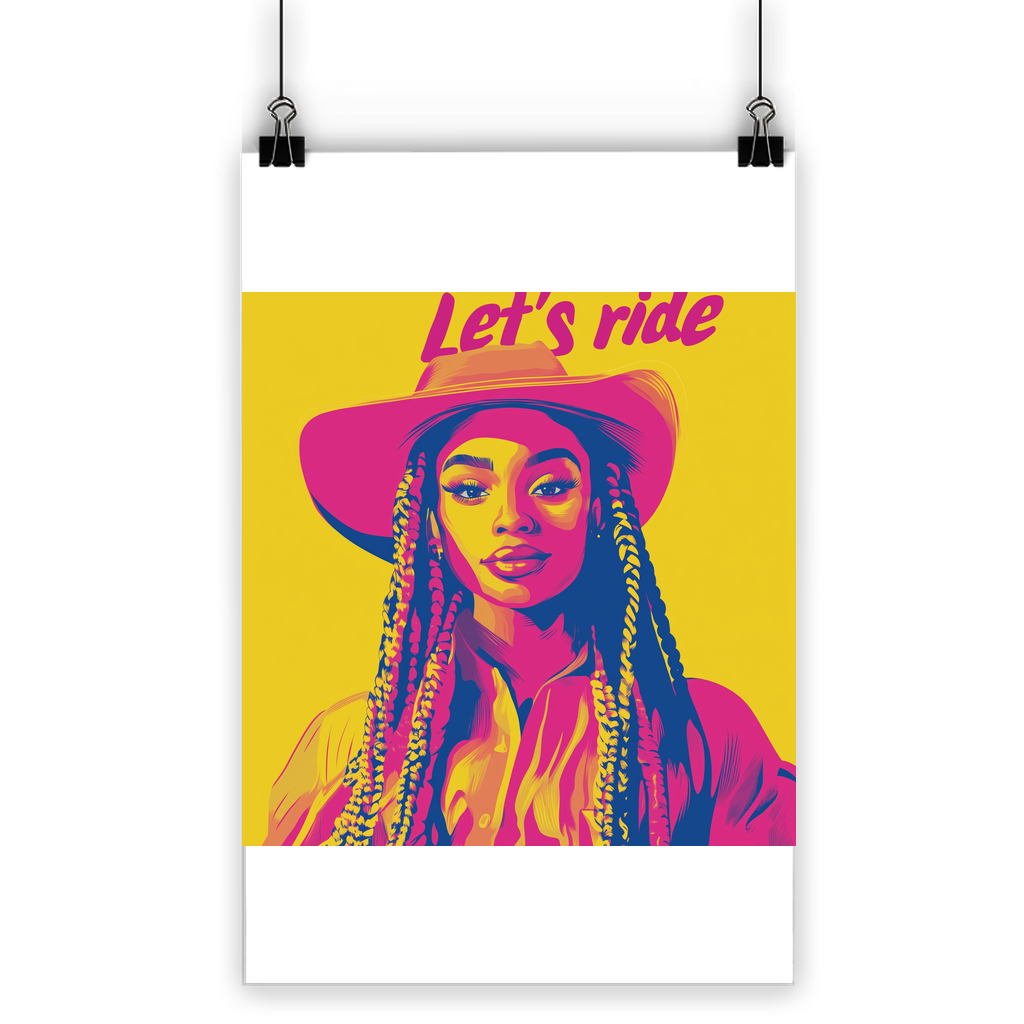 Bey Collection| Winnie Orange : Let's Ride Classic Poster