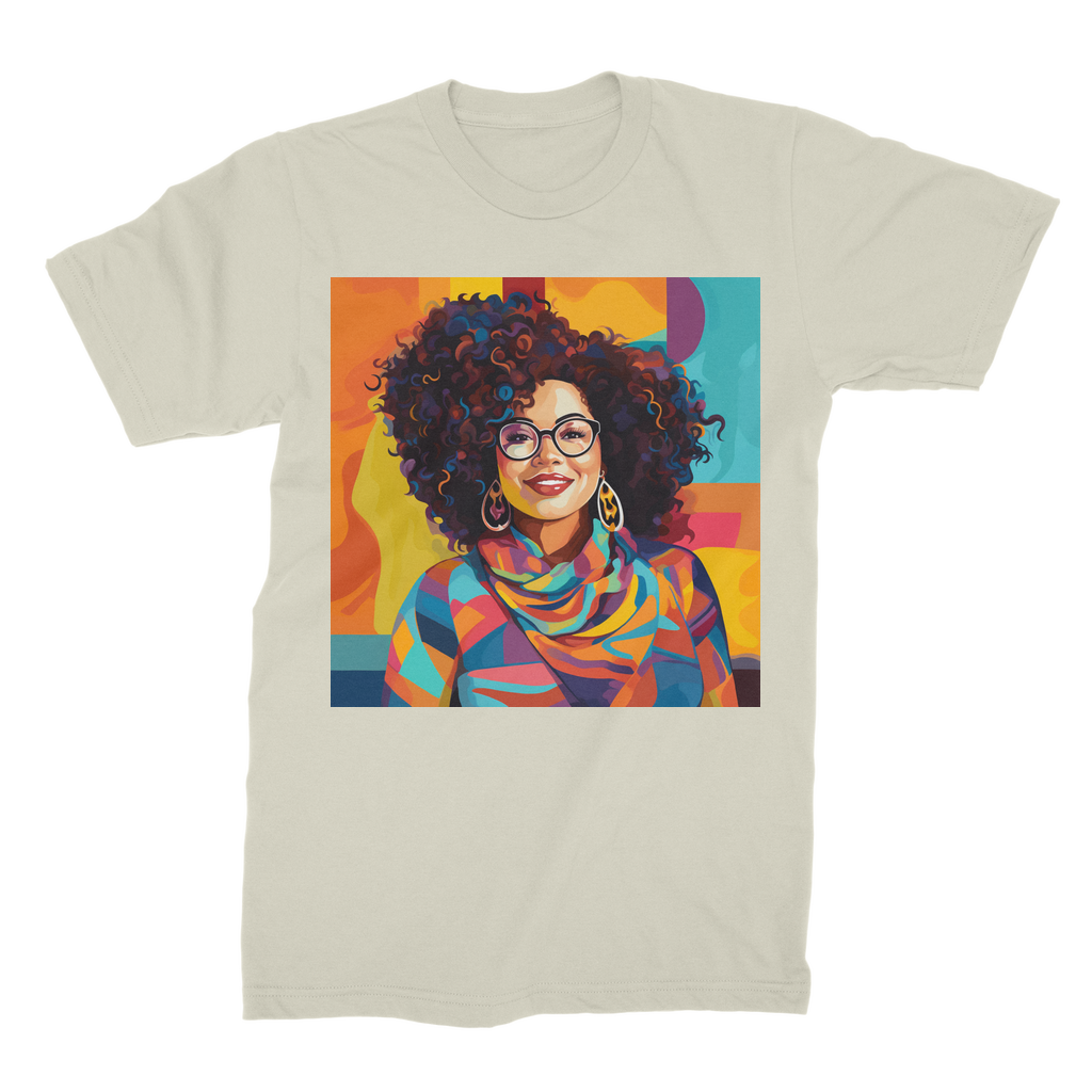 Black In Tech Collection| Maria| Premium Jersey Adult T-Shirt