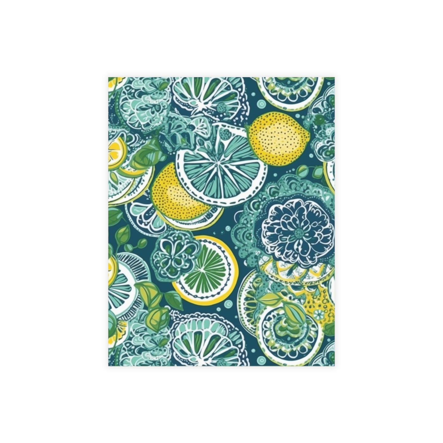 | Lemons and Leaves | Lemonade Brunch Lace | Postcard Bundles | Envelopes Included |