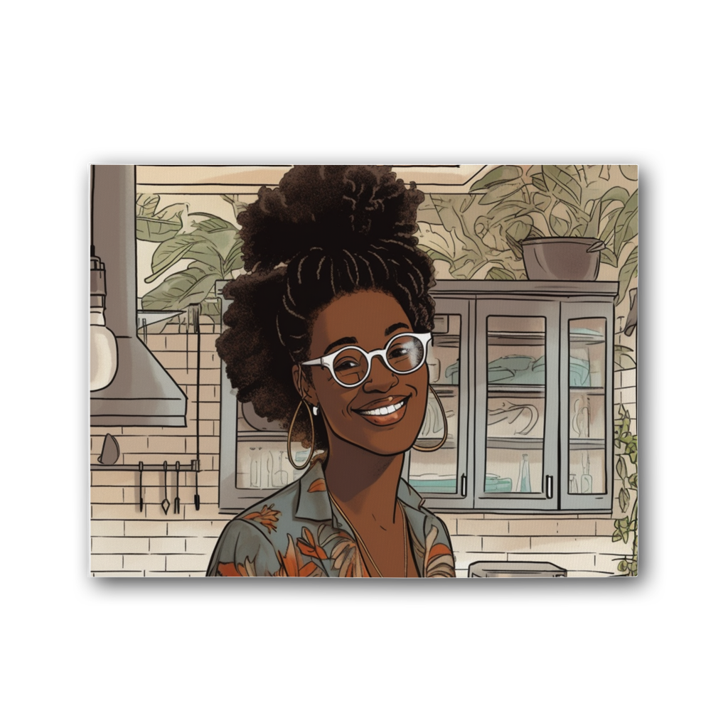 | Shanelle Melanin Magic | Premium Stretched Canvas