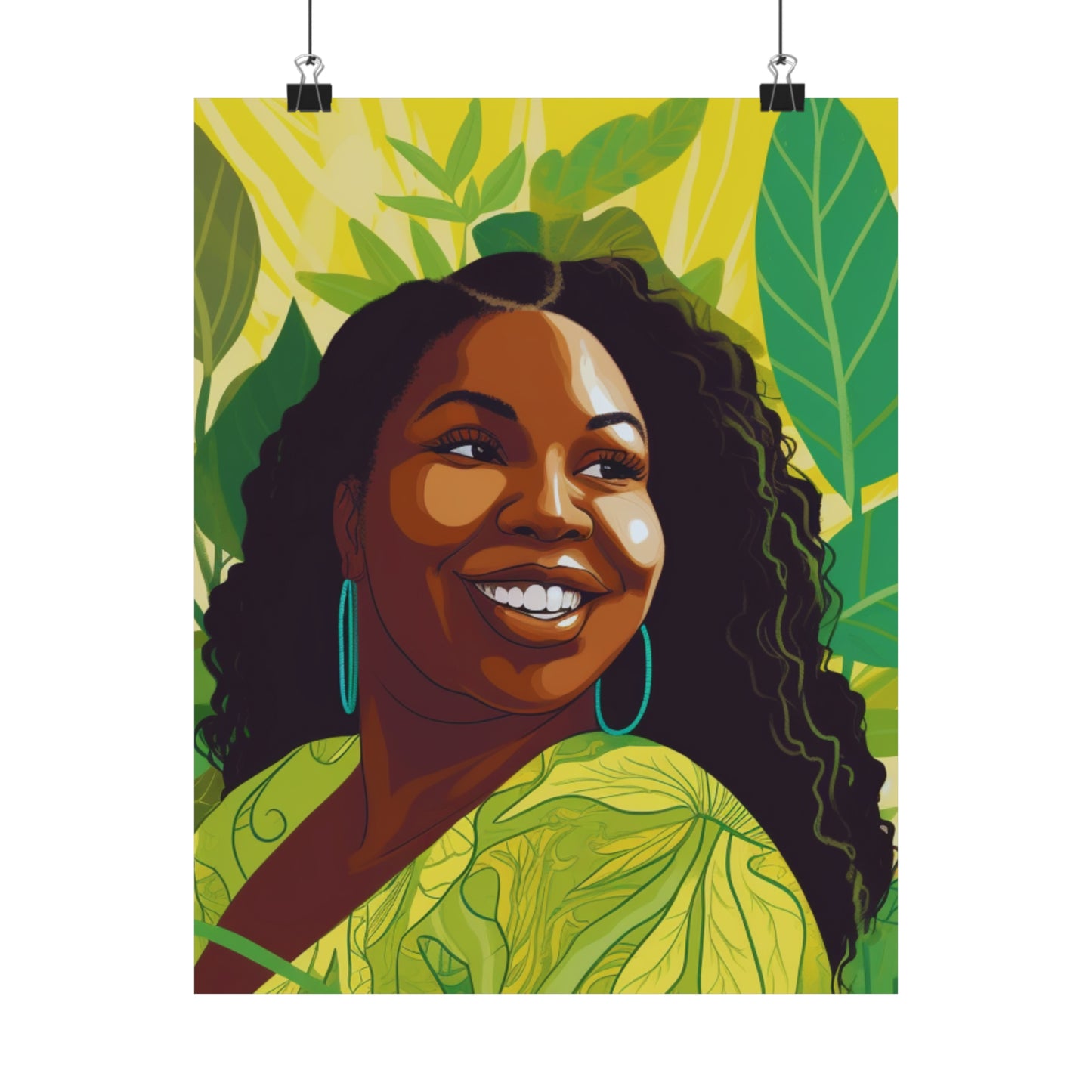 Lemons and Leaves| Camile Premium Matte Vertical Posters |