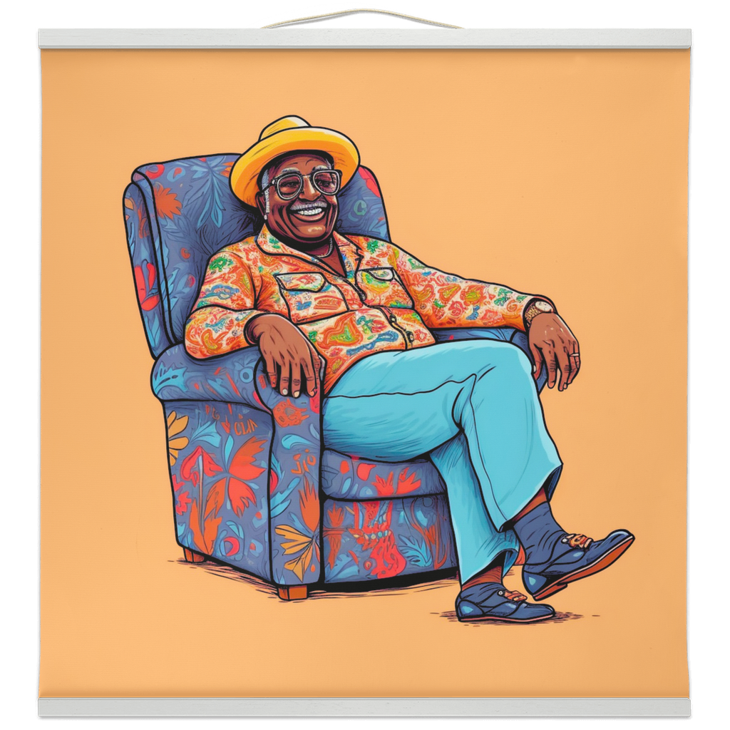 | Black & Bold Collection | James Hanging Canvas Prints | African American Male | Taylor Made Paper Co.