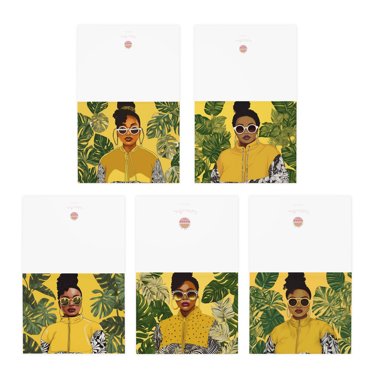 BLK | Everyday Black Magic|| Multi-Design Blank Greeting Cards | City Swag