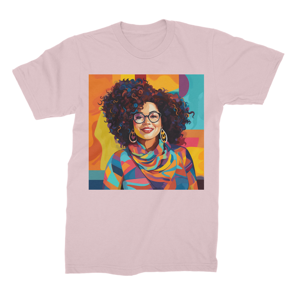 Black In Tech Collection| Maria| Premium Jersey Adult T-Shirt