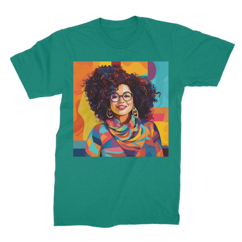 Black In Tech Collection| Maria| Premium Jersey Adult T-Shirt