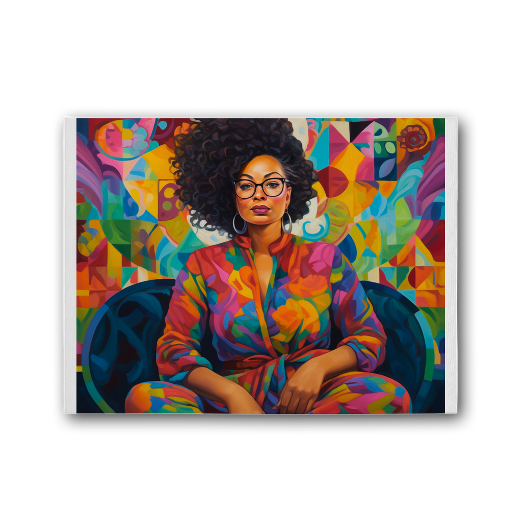 Black In Tech Collection | Kaisha | Premium Stretched Canvas