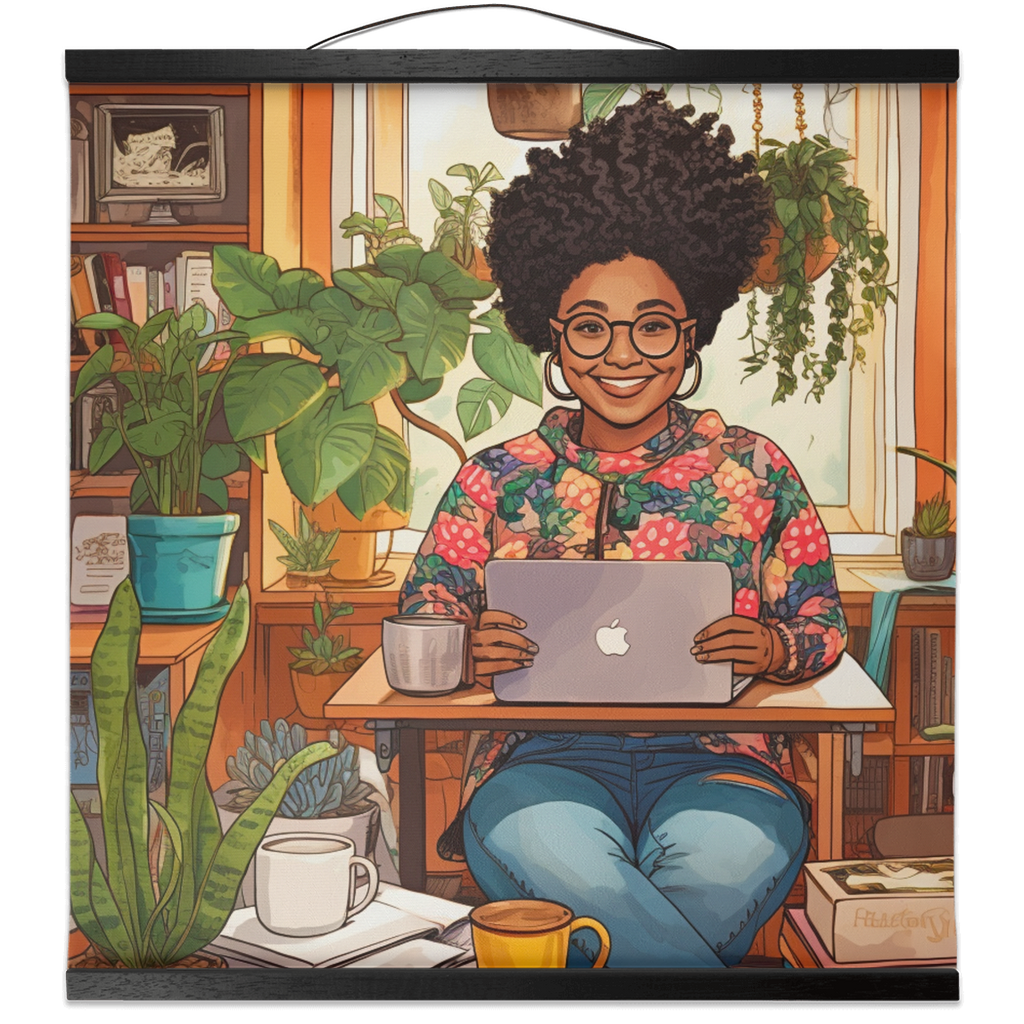 Black In Tech | Asha | Canvas |