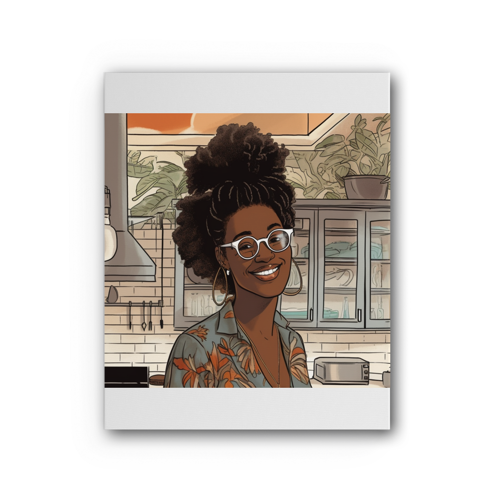 | Shanelle Melanin Magic | Premium Stretched Canvas