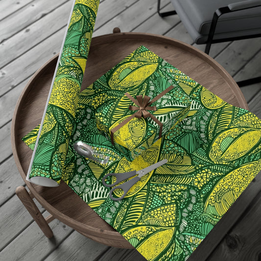 Tswana Tropics | African Wax Print | Gift Wrap Papers |