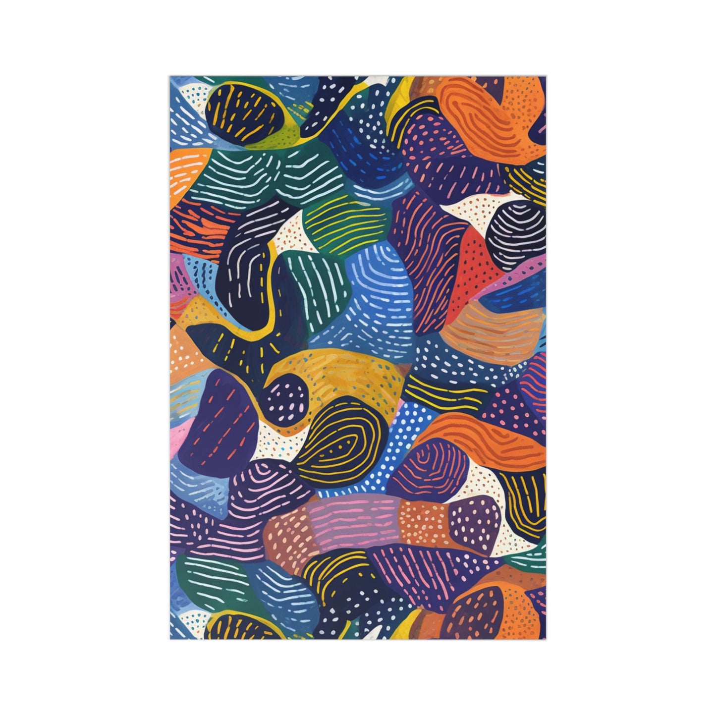 Kiki | Postcards (7 pcs) | African Wax Print |