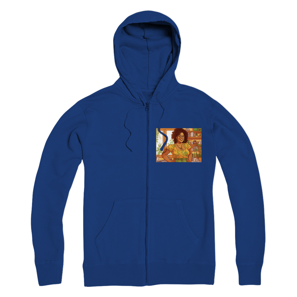 | Lexie Melanin Magic Premium Adult Zip Hoodie