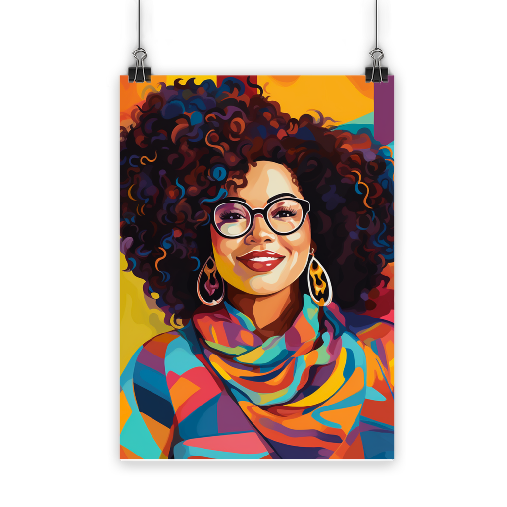 Black In Tech Collection| Maria| Classic Poster