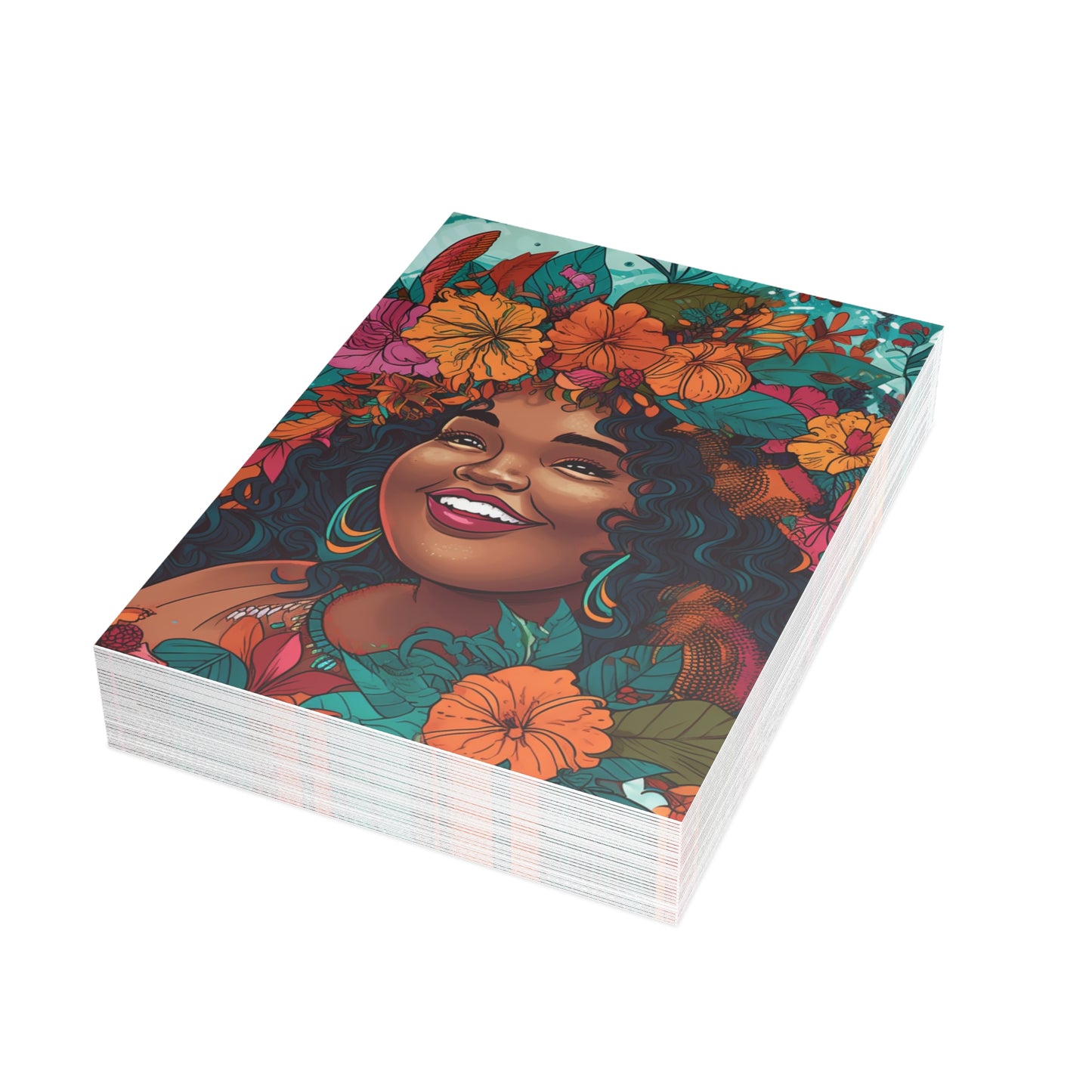 I Am Collection: "Beautiful" | Postcard Bundles | (envelopes included) | Self-Care | Affirmation Cards | 10, 30, or 50 Pieces|