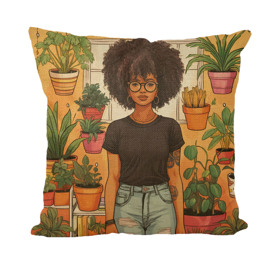 Plant Mom Collection | Tequlia Sunrise | Throw Pillow with Insert