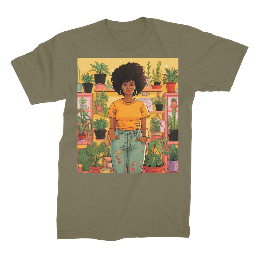 | Plant Mom Collection | Navia Sunlight | Premium Jersey Adult T-Shirt