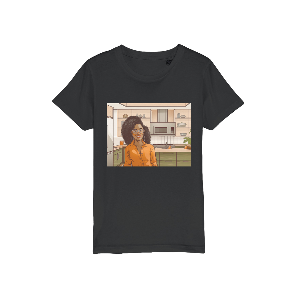 | Rose Melanin Magic | Organic Jersey Kids T-Shirt