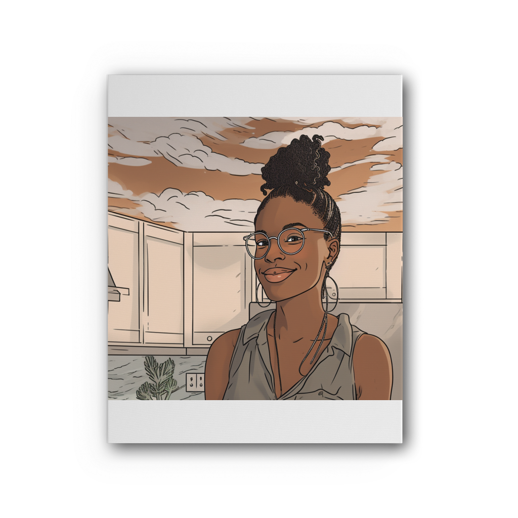 | Tri Melanin Magic Premium Stretched Canvas