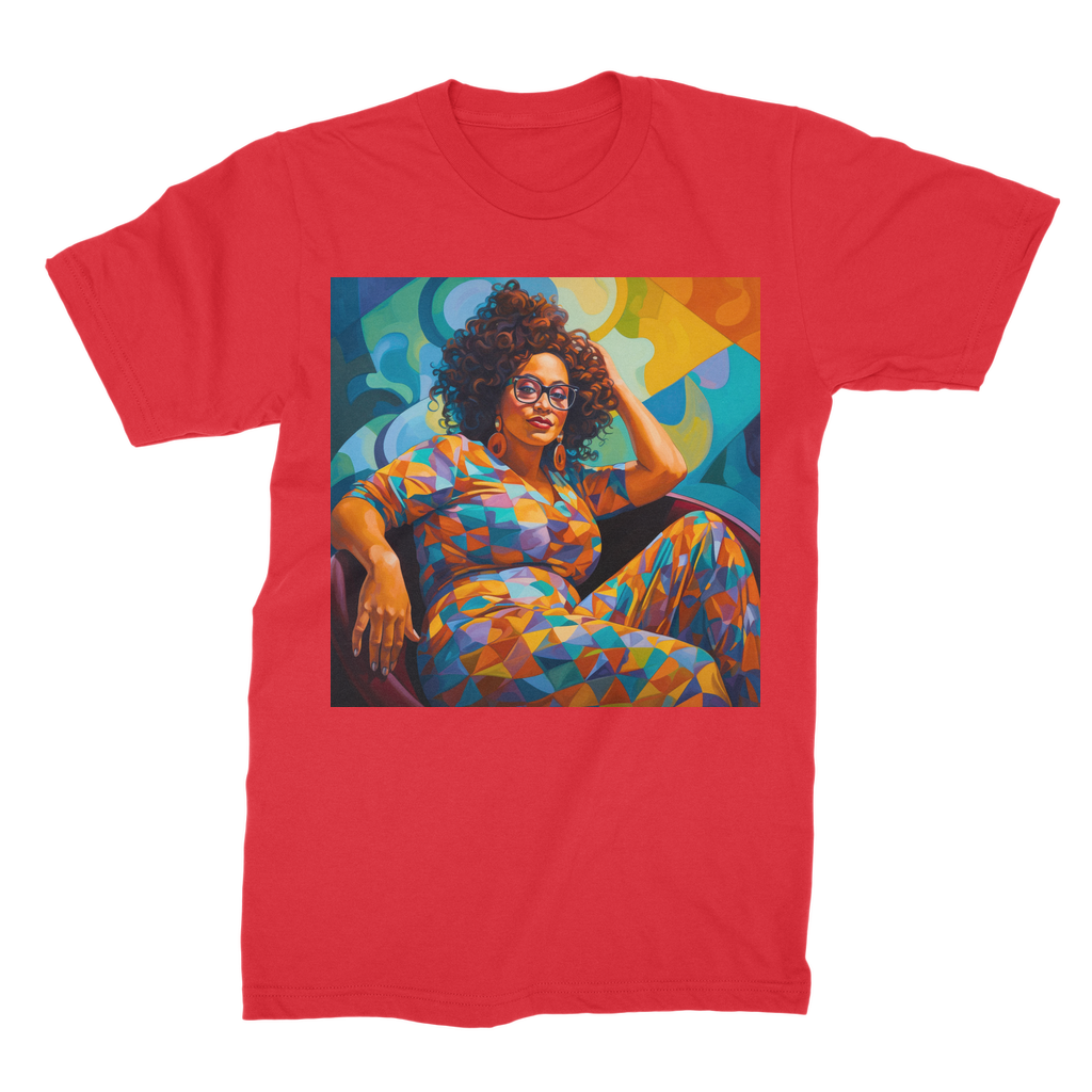 Black In Tech Collection | Maiya | Premium Jersey Adult T-Shirt