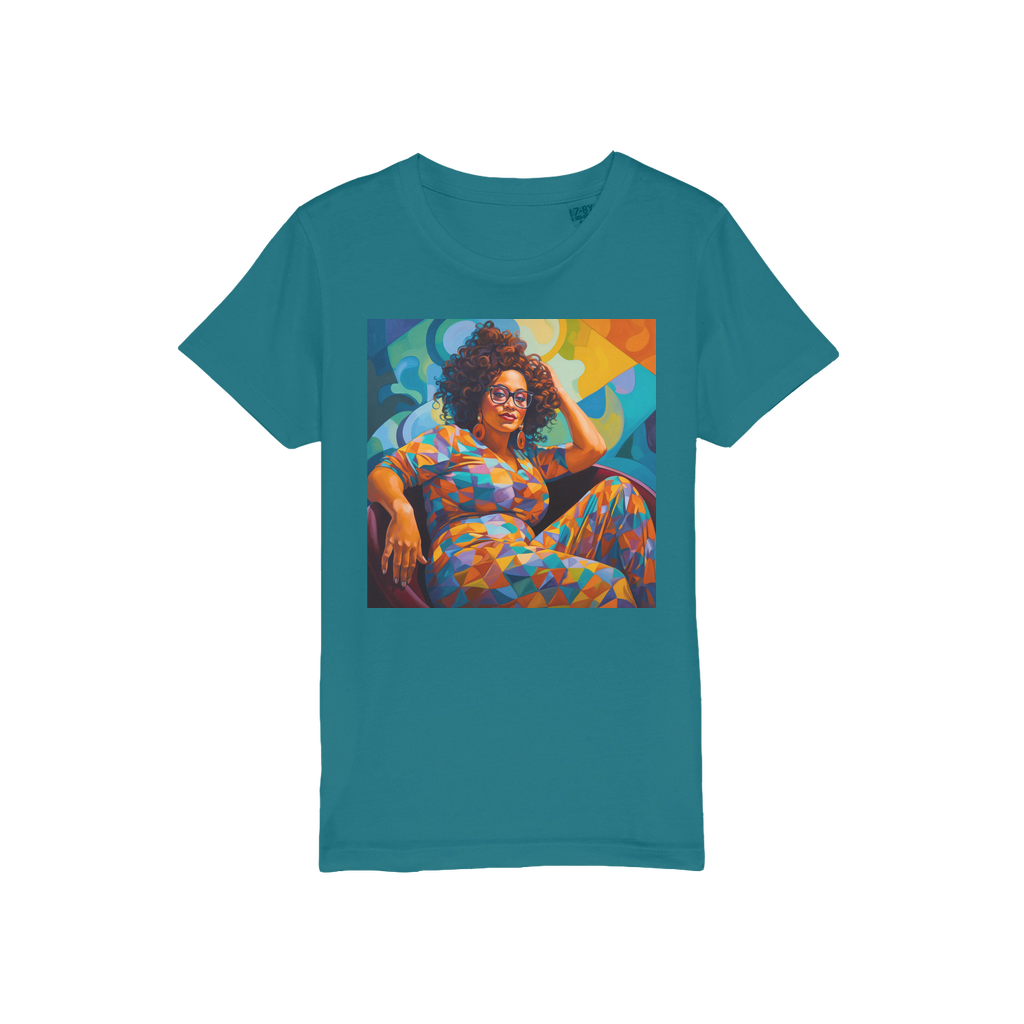 Black In Tech Collection | Maiya | Organic Jersey Kids T-Shirt