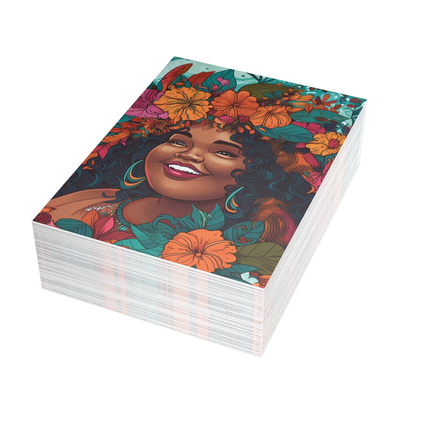 I Am Collection: "Beautiful" | Postcard Bundles | (envelopes included) | Self-Care | Affirmation Cards | 10, 30, or 50 Pieces|