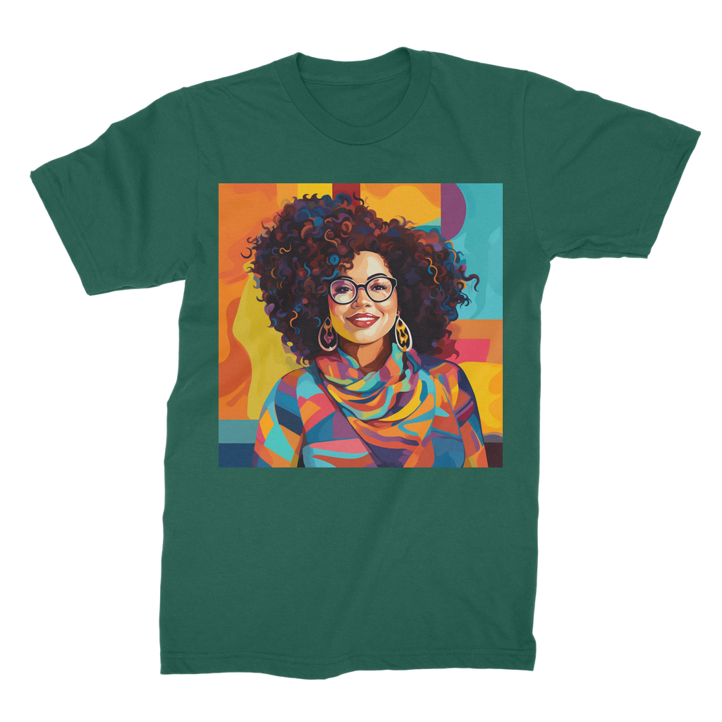 Black In Tech Collection| Maria| Premium Jersey Adult T-Shirt