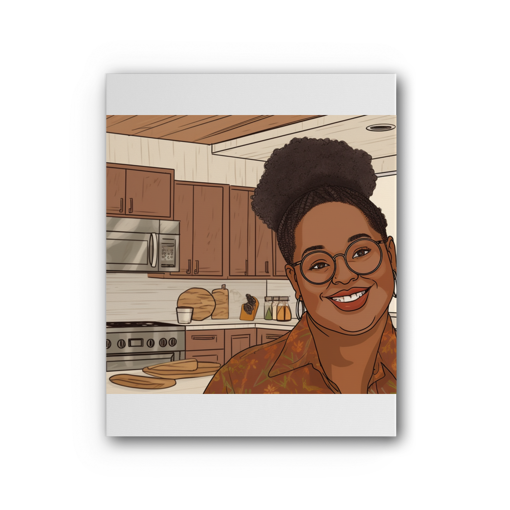 | sheri Melanin Magic| Premium Stretched Canvas