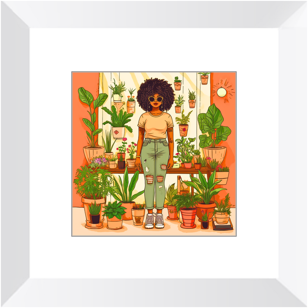 Plant Mom Collection | Peach Dream| Framed Prints|