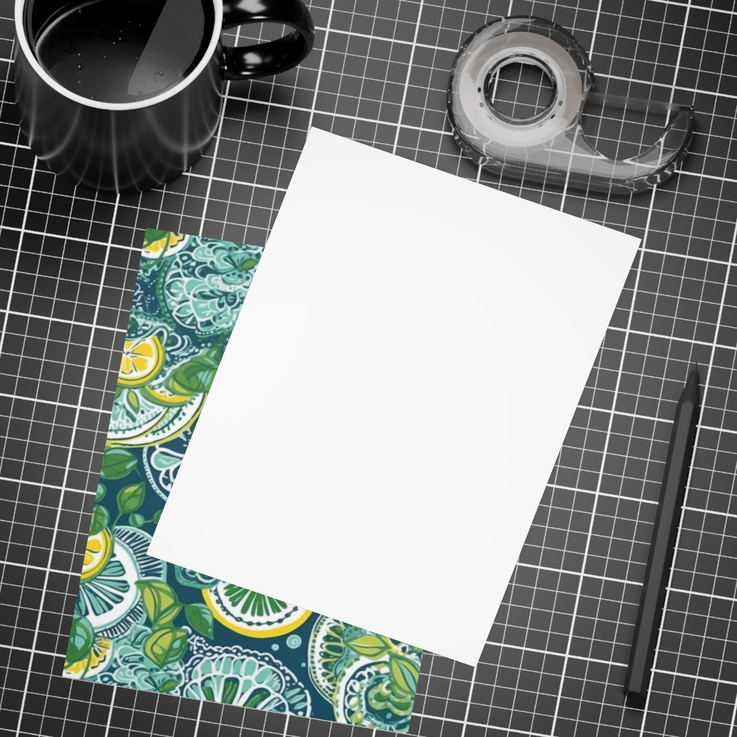 | Lemons and Leaves | Lemonade Brunch Lace | Postcard Bundles | Envelopes Included |