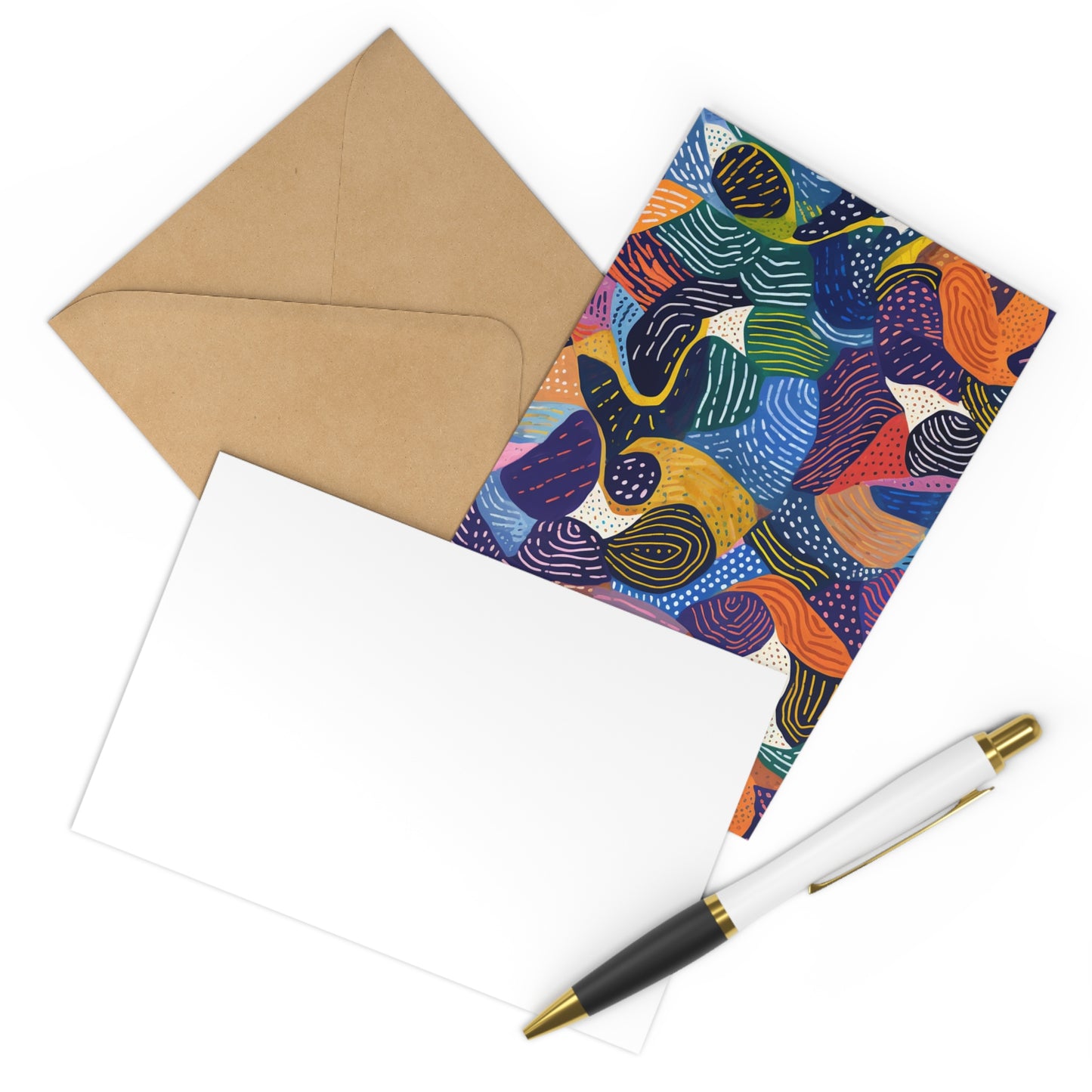 Kiki | Postcards (7 pcs) | African Wax Print |