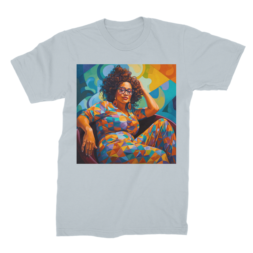 Black In Tech Collection | Maiya | Premium Jersey Adult T-Shirt