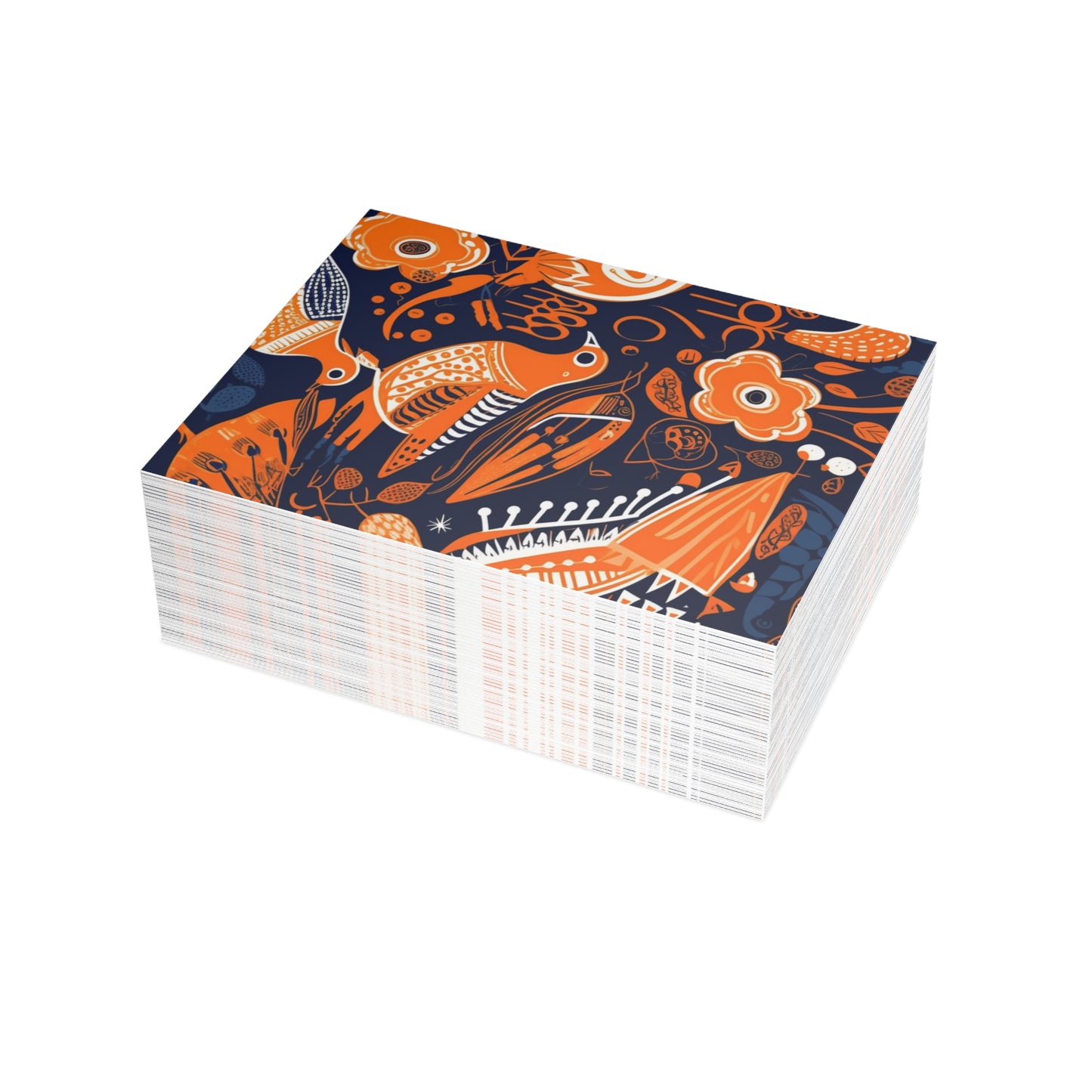 Bird | African Wax Print | Folk-Inspired, Ankara, blank Greeting Cards Are Just for You/10 pack
