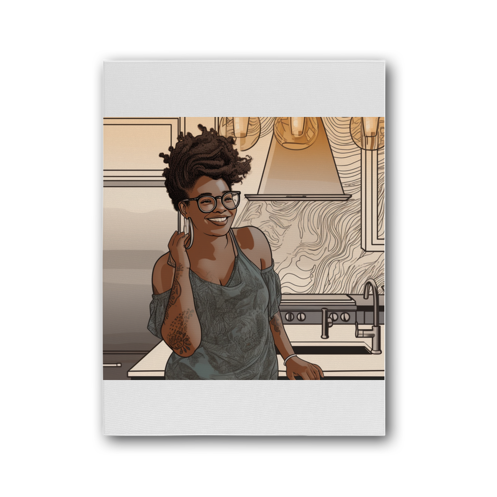 |Tamika Melanin Magic | Premium Stretched Canvas