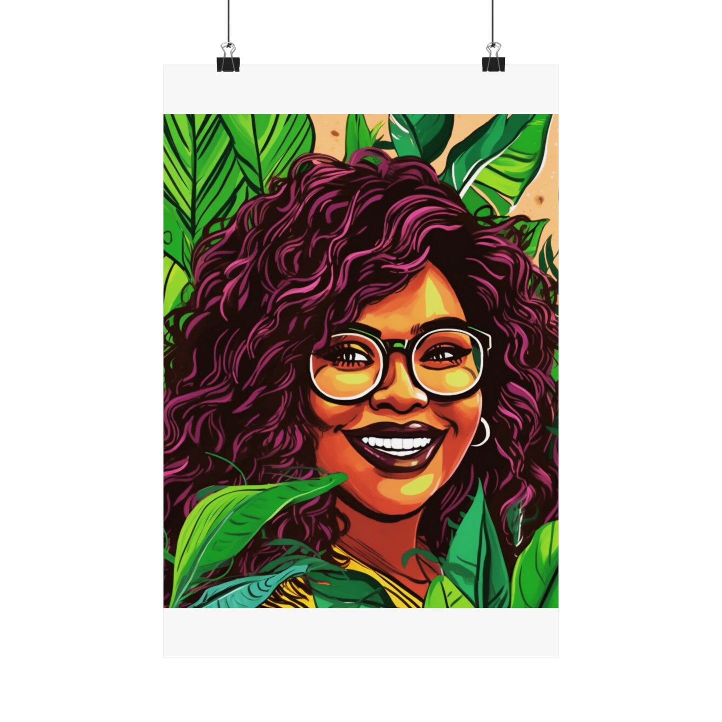 Lemon and Leaves| Jasmine Premium Matte Vertical Posters |