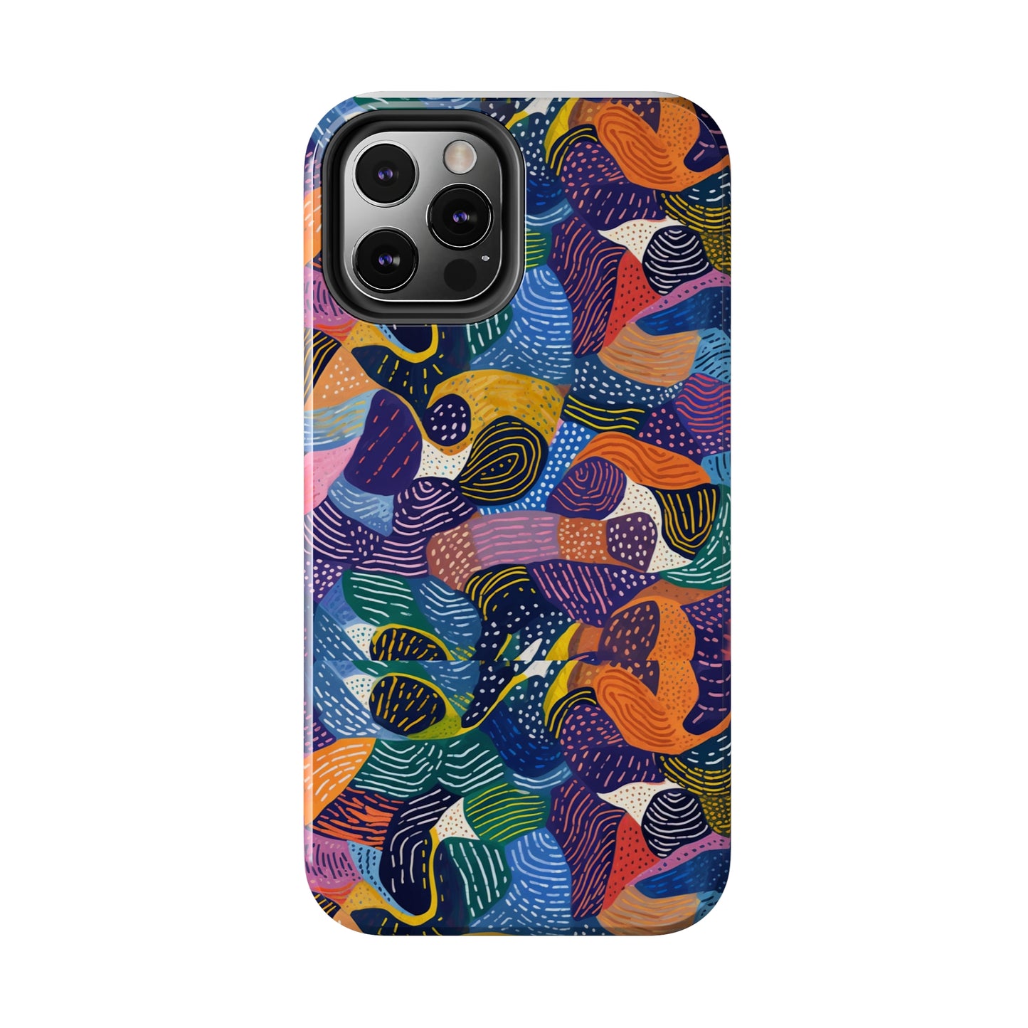 Stylish Kiki Collections iPhone Case | African Wax Print | Tough Phone Case | Shock Dispersion | Protective Cover|