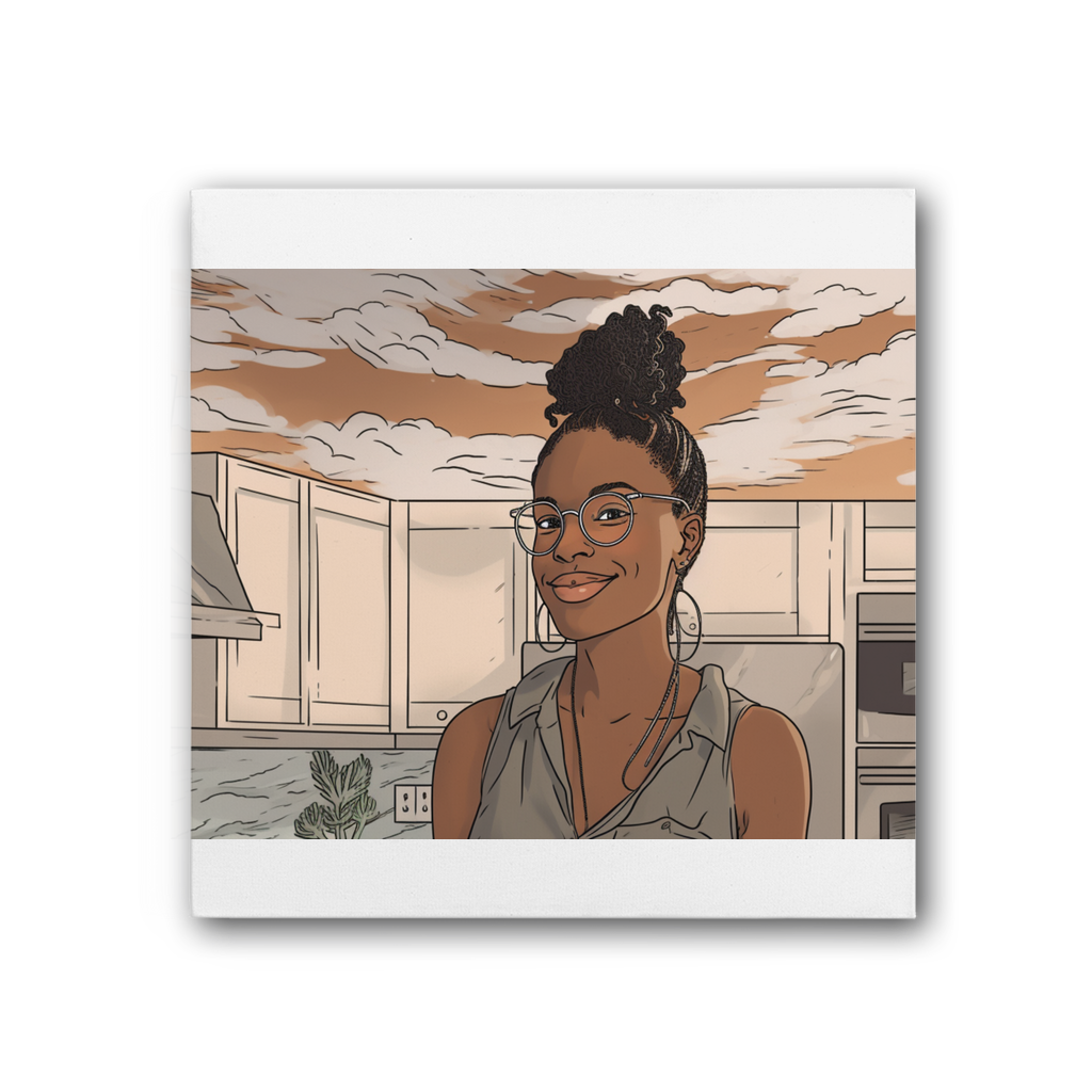 | Tri Melanin Magic Premium Stretched Canvas