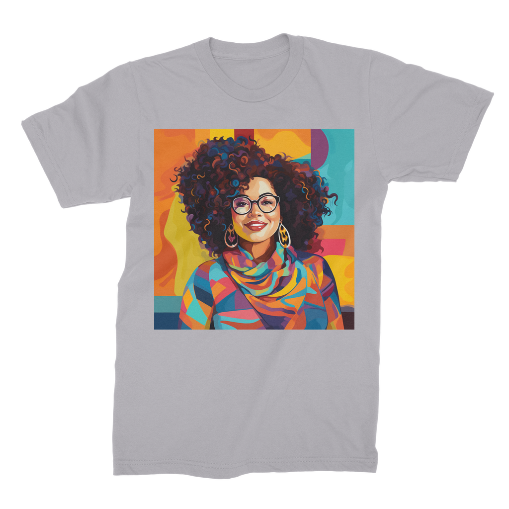 Black In Tech Collection| Maria| Premium Jersey Adult T-Shirt