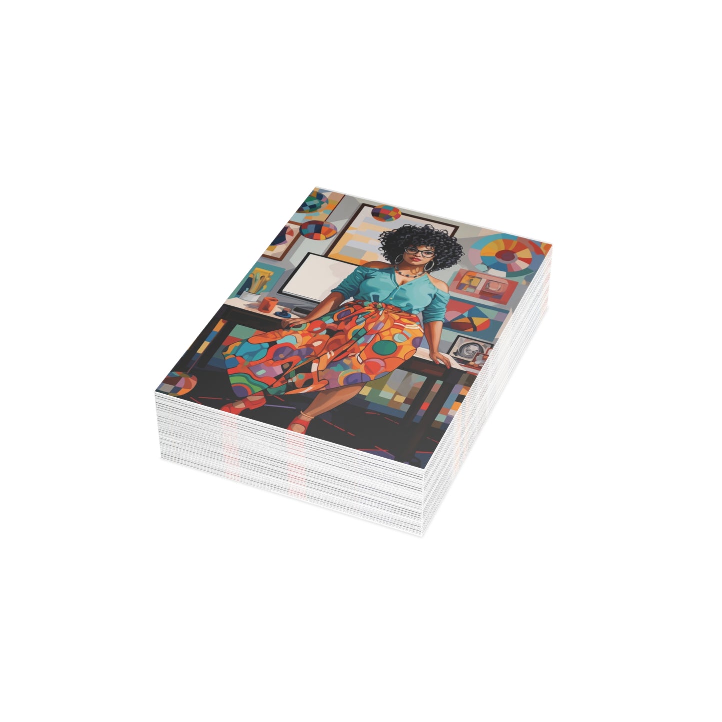 Black in Tech: Sariah's Home Office Postcard Bundles (envelopes included)