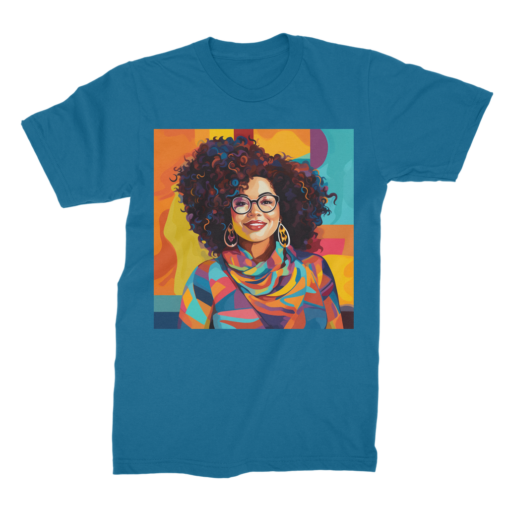 Black In Tech Collection| Maria| Premium Jersey Adult T-Shirt