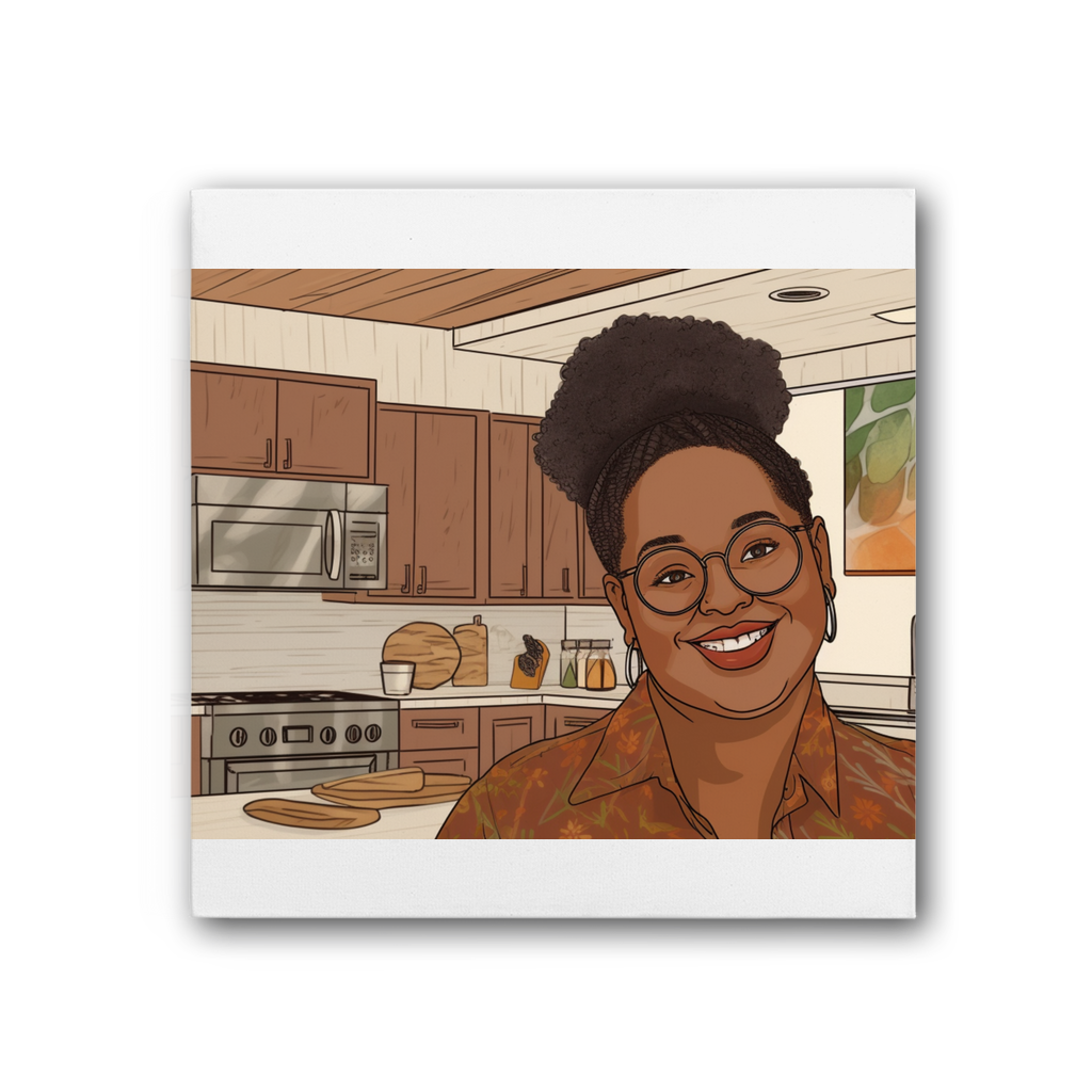 | sheri Melanin Magic| Premium Stretched Canvas