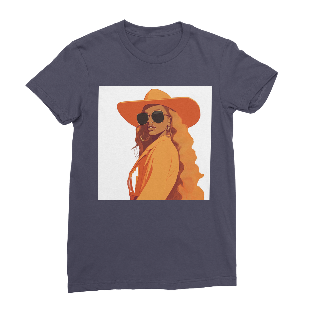 Bey Collection| Orange Diva | #cowboycarter Premium Jersey Women's T-Shirt
