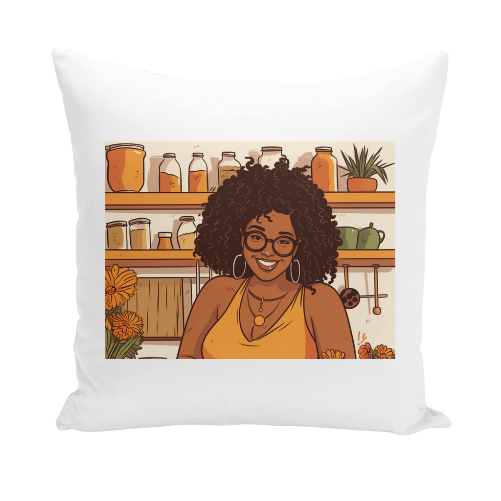 | Mimi Melanin Magic| Throw Pillows