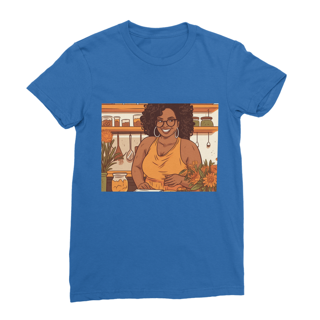 |Sunny Melanin Magic | Premium Jersey Women's T-Shirt