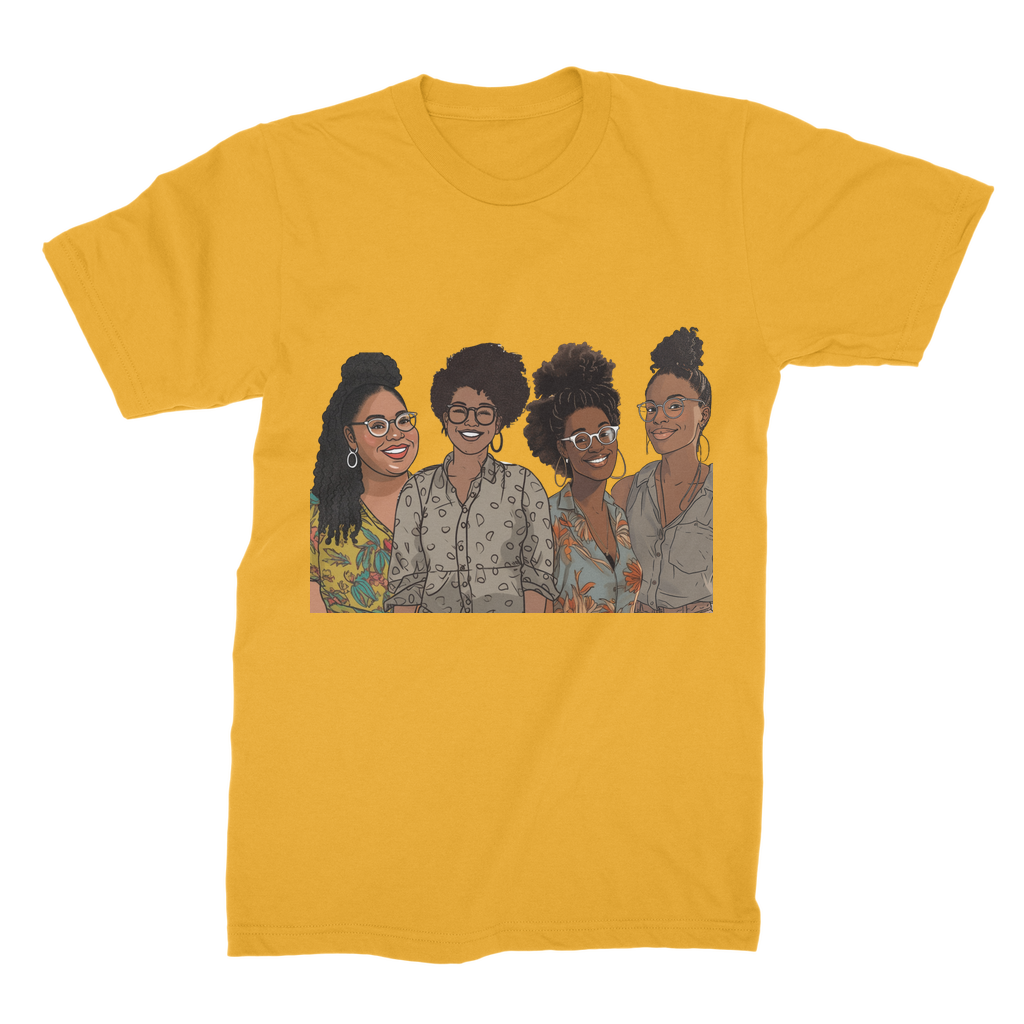 | Women's Collective | Quad Sis| Melanin Magic | Premium Jersey Adult T-Shirt