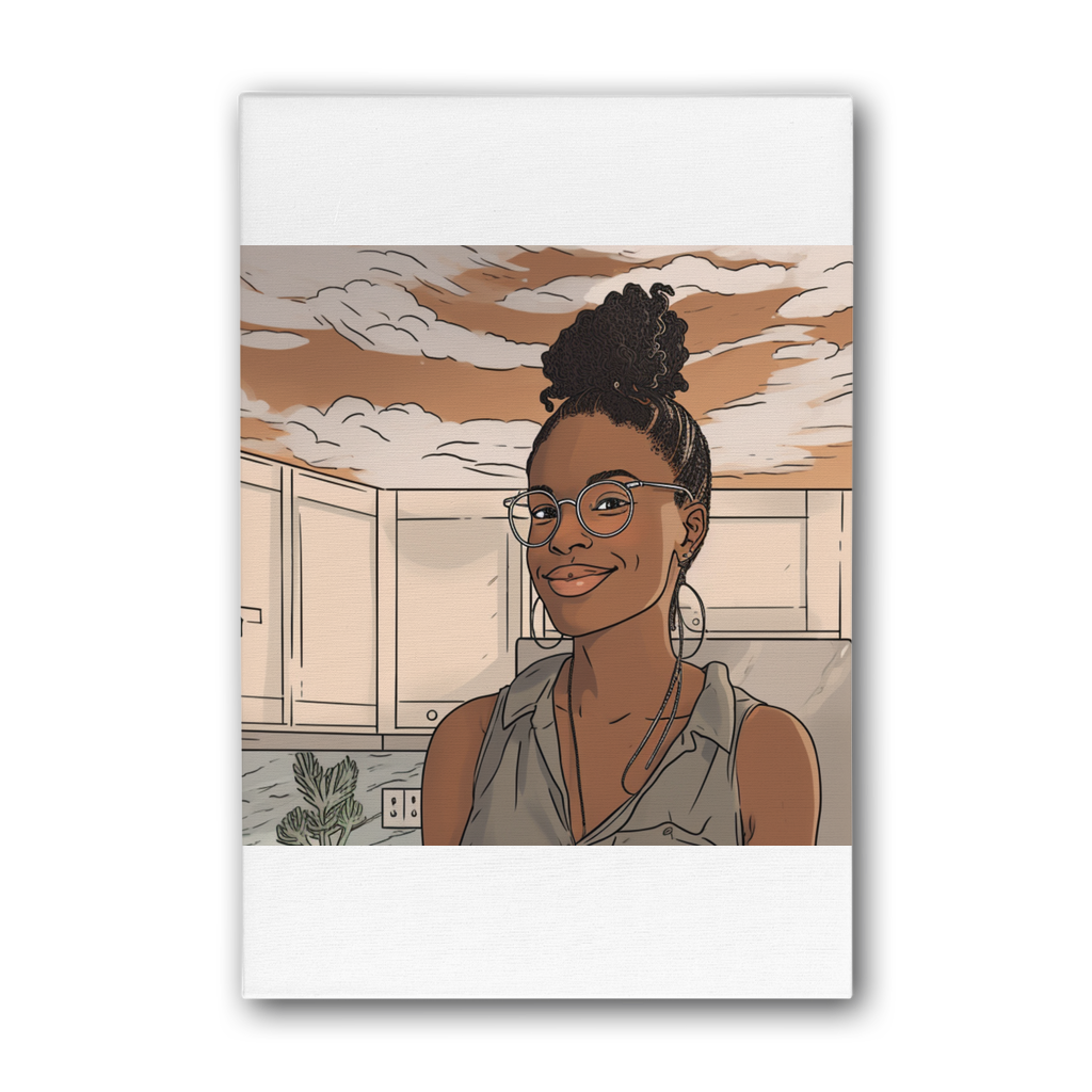 | Tri Melanin Magic Premium Stretched Canvas