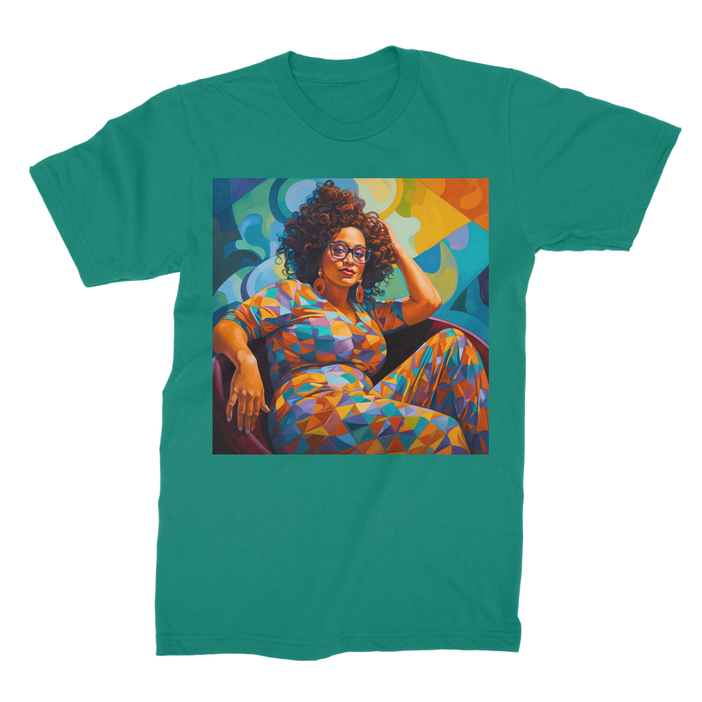 Black In Tech Collection | Maiya | Premium Jersey Adult T-Shirt