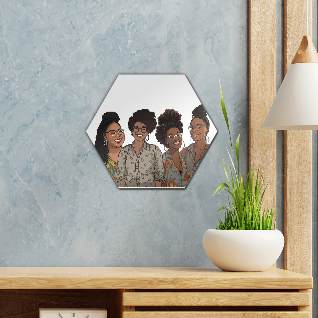 | Women's Collective |Quad sis| Melanin Magic | Wall Tile